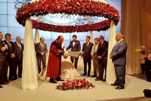 Salim Uslu, Çelik Çiftinin Nikah şahidi oldu