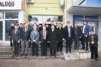 Salim Uslu  Çorum'un Sungurlu İlçesi'nde bir dizi ziyaret gerçekleştirdi