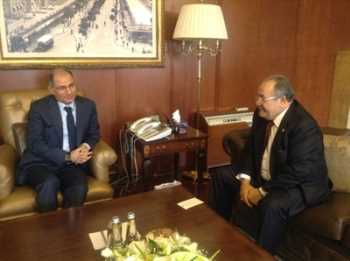 Salim Uslu'dan, İçişleri Bakanı Ala'ya Ziyaret