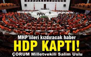 SALİM USLU MECLİSTE MHP'NİN YERİNE HDP'GEÇECEK