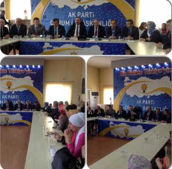 SALİM USLU VE ABDÜLHAMİT GÜL'ÜN İL BAŞKANLIĞI ZİYARETİ