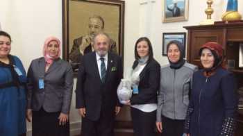 SALİM USLU'YA ANLAMLI ZİYARET