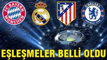 Şampiyonlar Ligi'nde dev eşleşmeler belli oldu