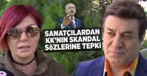 Sanatçılardan Kılıçdaroğlu'na sert tepki geldi