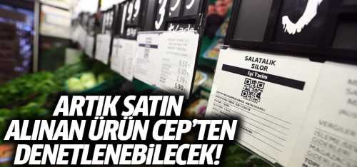 Satın Alınan Ürün 'cep'ten Denetlenebilecek