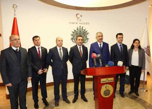 Savunma Sanayi Heyeti Çorum'da görüşmelere başladı