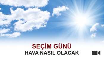 SEÇİM GÜNÜ ÇORUM’UN HAVA NASIL OLACAK