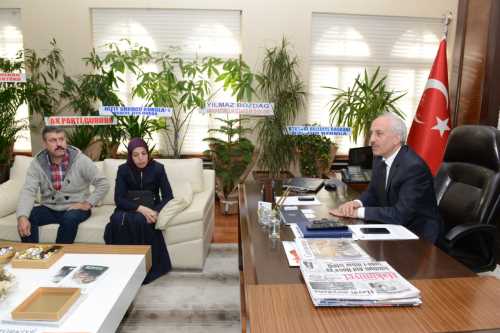 Şehit Eşinden Anlamlı Ziyaret