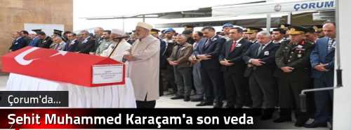 Şehit Muhammed Karaçam'a son veda 