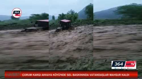 Sel baskını tarım arazilerini adeta esir aldı