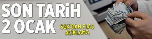 SGK prim ödemelerinde son tarih 2 Ocak