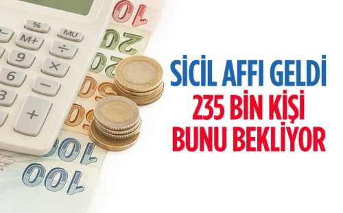 Sicil affı geldi,esnaf KOSGEB kredisini bekliyor