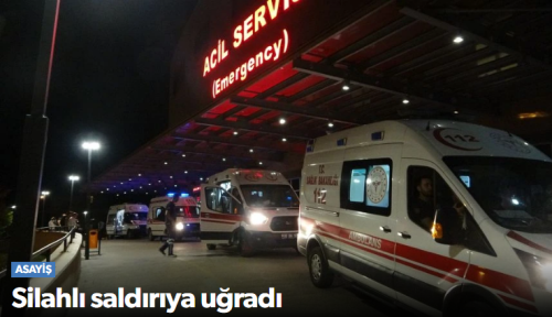 Silahlı Saldırıya Uğrayan Genç Yaralandı