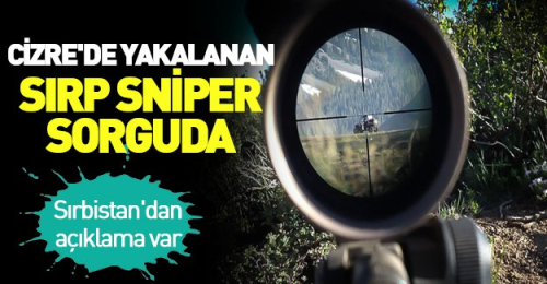 Sırbistan'dan Sırp keskin nişancı açıklaması