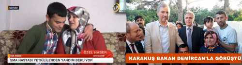 SMA Hastalarının İlaç Durumu Bakan Demircan'a iletildi