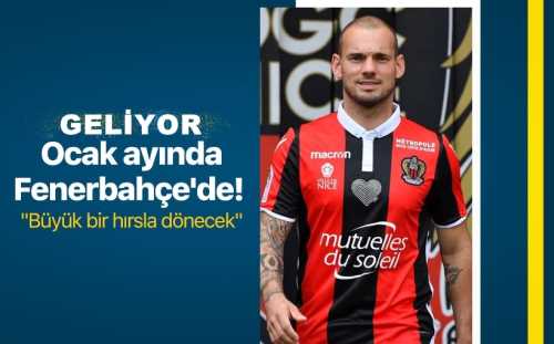 Sneijder Fenerbahçe'ye geliyor