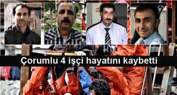 Soma'dan gelen  Çorumlu 4 işçi  cenazeleri Geliyor