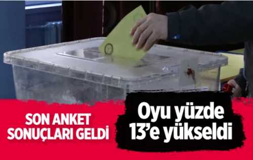Son anket sonuçları açıklandı Kararsızlar 3. Parti oldu