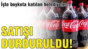 Sosyal Belediyeler Coca Cola satışını durdurdu