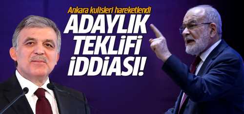 SP'den Abdullah Gül'e Adaylık Teklifi