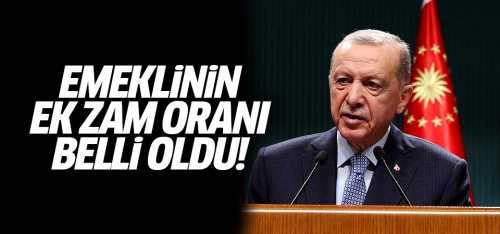 SSK-Bağkur Emeklisinin ek zam oranı %42.6 oldu! 