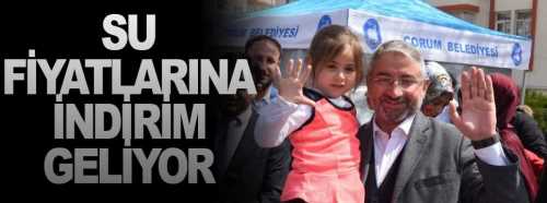 Su fiyatlarına %10 indirim geliyor