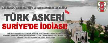 Süleyman Şah Türbesi'ne Asker Yardım konvoyu götürüyor