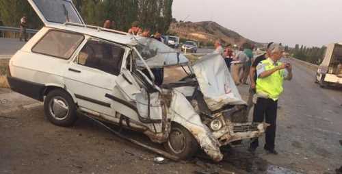 SUNGURLU’DA KORKUNÇ TRAFİK KAZASI