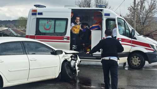 Sungurlu'da zincirleme Kazada 3 kişi yaralandı