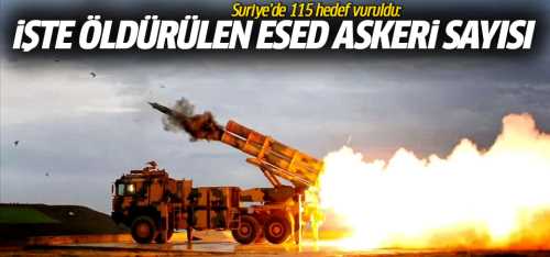 Suriye'de 101 Esed askeri öldürüldü