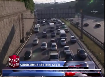 SÜRÜCÜMÜZ 186 BİNİ GEÇTİ