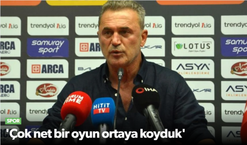 Tahsin Tam "Biz sahada ne ürettiğimize bakıyoruz"