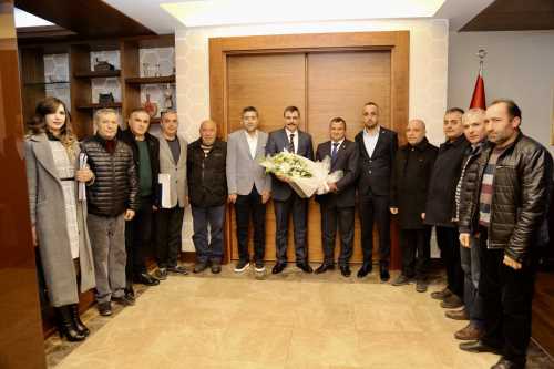 Tamirciler Odasından Vali Çiftçi'ye Hoşgeldiniz ziyareti