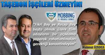 TAŞERON İŞÇİLERİ ÜZMEYİN!