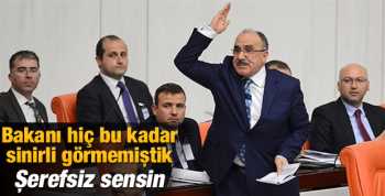 TBMM'de "ŞEREFSİZ SENSİN" TARTIŞMASI 