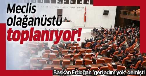 TBMM Libya tezkeresi için olağanüstü toplanıyor!