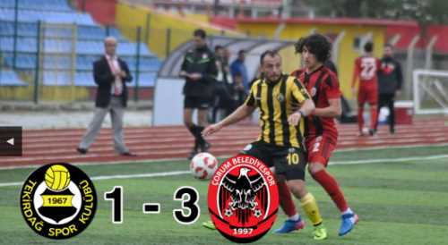 TEKİRDAĞSPOR 1 - ÇORUM BEL. 3
