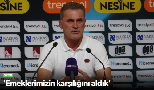 Teknik Direktörü Tahsin Tam 'Emeklerimizin karşılığını aldık'