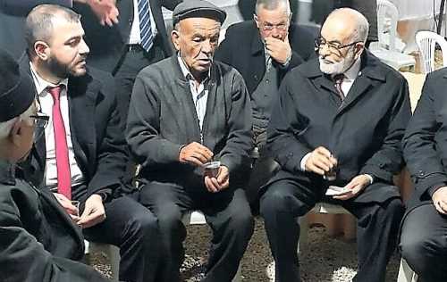 Temel Karamollaoğlu'ndan taziye ziyareti