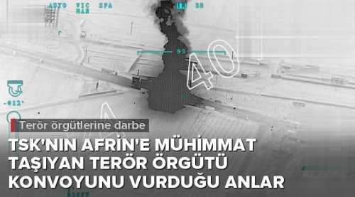 TERÖR KONVOYU VURULDU