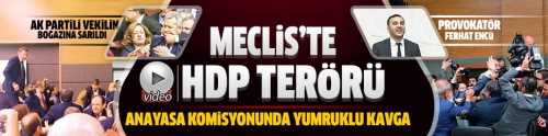 Teröre verdikleri destek sebebiyle dokunulmazlık zırhının kaldırılacağı korkusuna kapılan HDP’liler,engellemeye kalkıştılar
