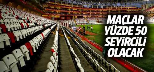 TFF kararını verdi: Maçlar yüzde 50 seyircili olacak