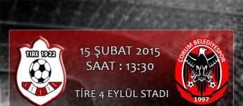 TİRE SPOR - ÇORUM BELEDİYE SPOR MAÇI