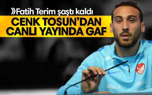 Tosun'dan canlı yayında gaf