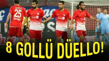 Trabzon'da 8 gol, 1'er puan!
