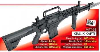 TSK'mizin  gururu MPT-76 