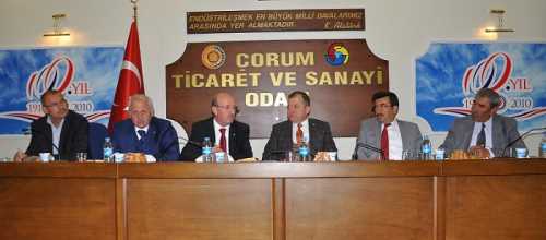 TSO VE BORSA ÇORUM’UN SORUNLARI İÇİN BİR ARAYA GELDİ