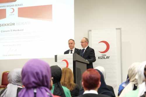 Türk Kızılayı Çorum Şube Başkanlığı Olağan Genel Kurulu Gerçekleşti