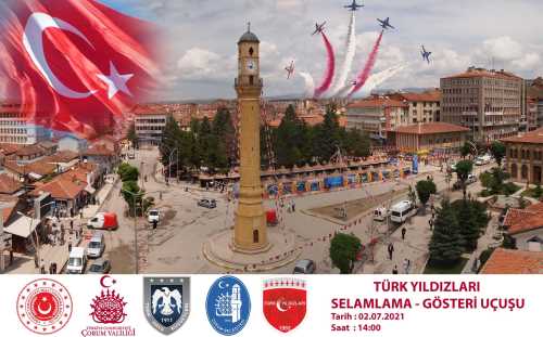 Türk Yıldızları 2 Temmuz'da Çorum Semalarında!