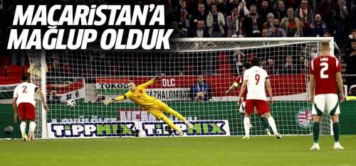 Türkiye - Macaristan'a 1-0 mağlup oldu